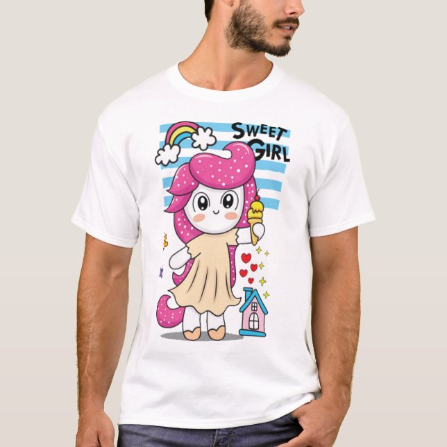 Camiseta Pequeño unicornio 2 (Anverso)