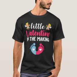 Camiseta Pequeño Valentín en Creación Embarazo Embarazada