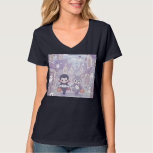 Camiseta Pequeño Vampire y Werewolf Trick-or-Tret