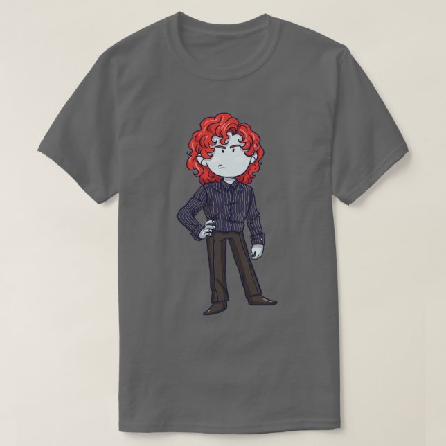 Camiseta Pequeño vampiro de pelirroja (Diseño del anverso)