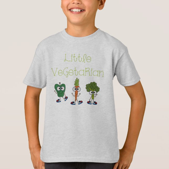 Camiseta Pequeño vegetariano (Anverso)
