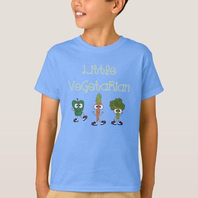 Camiseta Pequeño vegetariano (Anverso)
