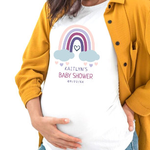 Camiseta Pequeño y bonito Baby Shower arcoiris
