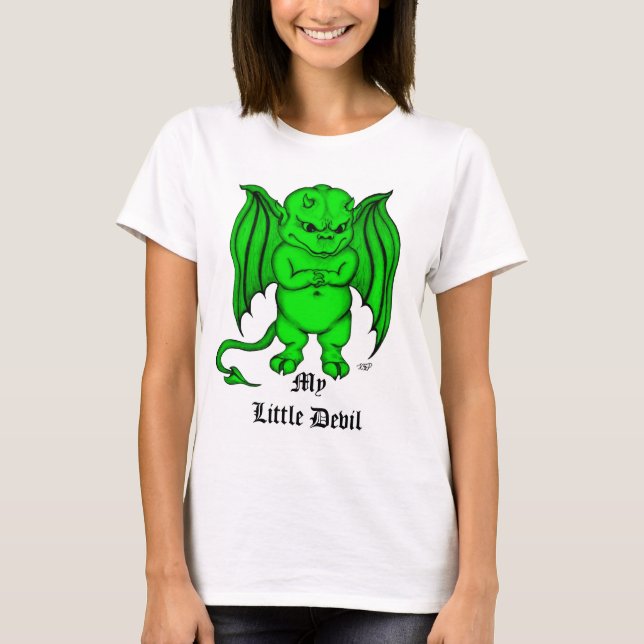 Camiseta Pequeño y desagradable diablo (Anverso)