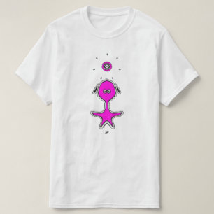 Camiseta Pequeño y extraño (púrpura)