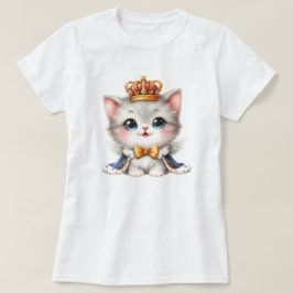 Camiseta Pequeño y lindo gatito príncipe