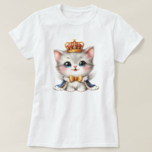 Camiseta Pequeño y lindo gatito príncipe