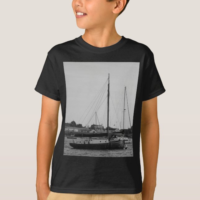 Camiseta Pequeño yate clásico (Anverso)