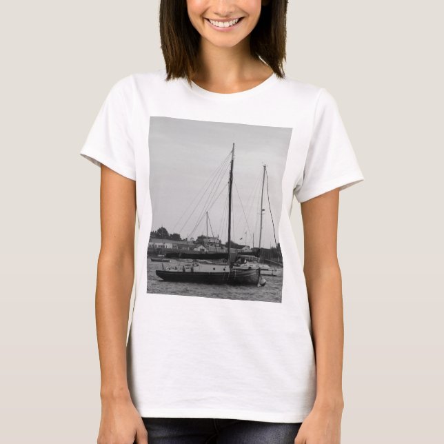 Camiseta Pequeño yate clásico (Anverso)