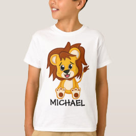 Camiseta Pequeños animales de león de Safari de la jungla