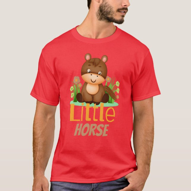 Camiseta Pequeños caballos (Anverso)