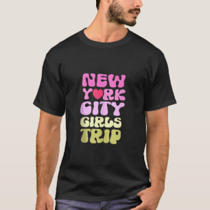 Camiseta Pequeños CHICAS de la ciudad de NUEVA YORK TRIP He