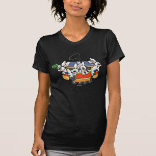 Camiseta Pequeños conejitos de pascua lindos