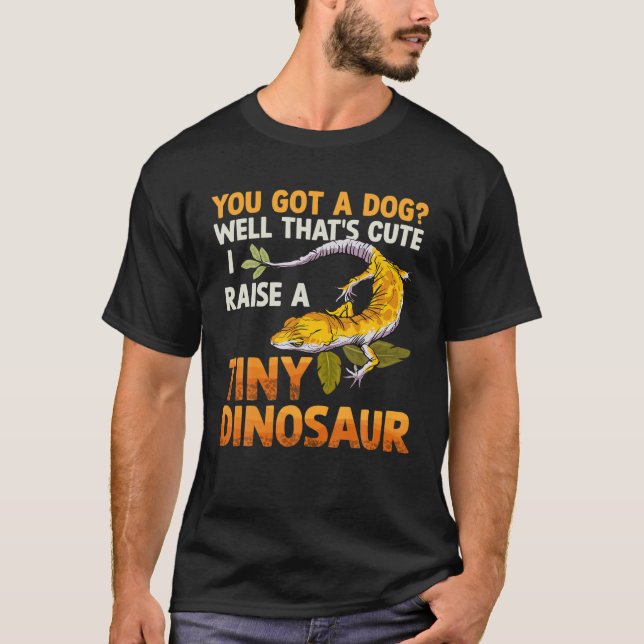 Camiseta Pequeños Dinosaurios Cute Lizard Reptile Gecko Lov (Anverso)