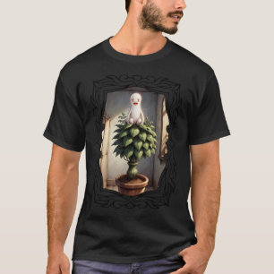 Camiseta Pequeños fantasmas cortos con divertidos jardinerí