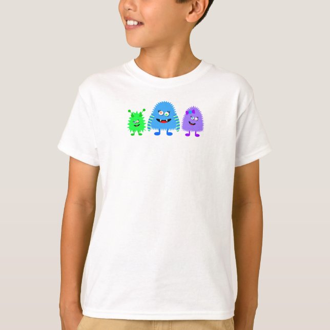 Camiseta Pequeños monstruos (Anverso)