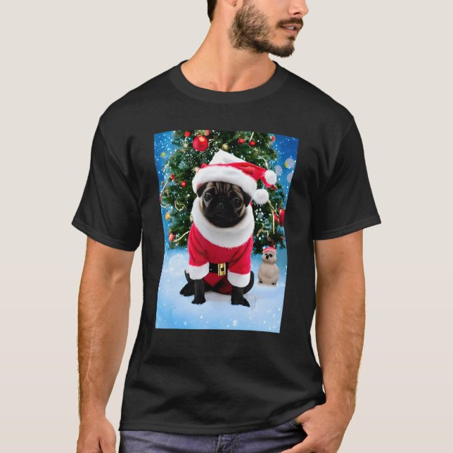 Camiseta Pequeños Navidades ayudantes de Santa Lucía cavan  (Anverso)