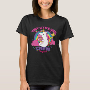 Camiseta Pequeños niños humanos niñas niñas de unicornio má