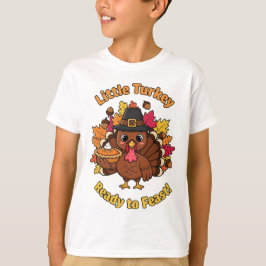 Camiseta Pequeños niños turcos Camisas de Acción de Gracias