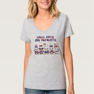 Camiseta Pequeños Pájaros Grandes Patriotas