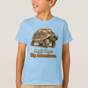 Camiseta Pequeños Pasos Grandes Aventuras Tortuga Bebé Marc