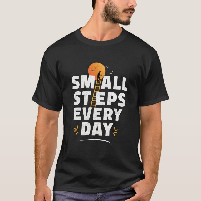 Camiseta Pequeños Pasos Todos los Días (Anverso)