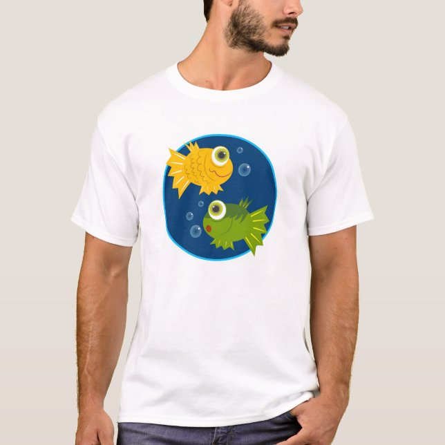 Camiseta Pequeños pescados (Anverso)