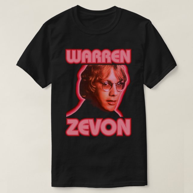 Camiseta Pequeños regalos Warren Art Zevon Idol Regalo de t (Diseño del anverso)