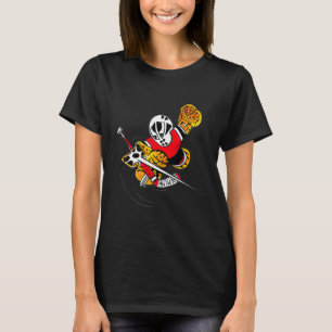 Camiseta Pequeños Salvamentos Caricatura Portero de Hockey