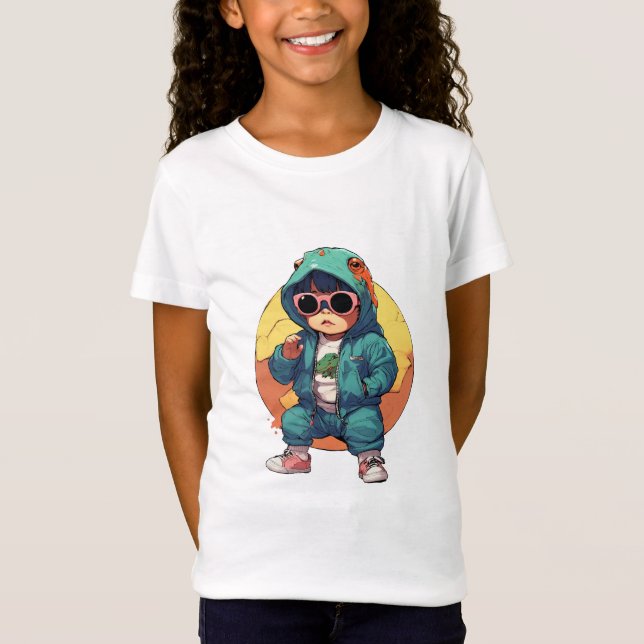 Camiseta Pequeños Trendsetters: Elegante y cómodo (Anverso)