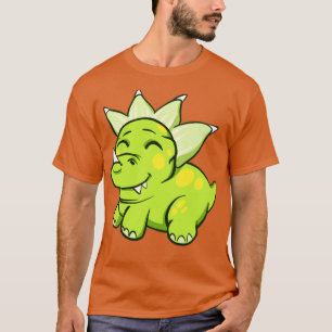 Camiseta Pequeños triceratops cortan diversión de niños de