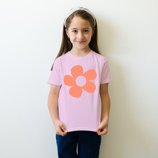 Camiseta Pequeños y simples niños de flores rosadas del pas (Subido por el creador)