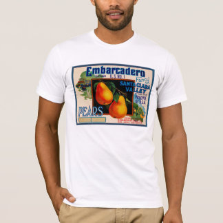 Camiseta Peras de lujo de Embarcadero Santa Clara