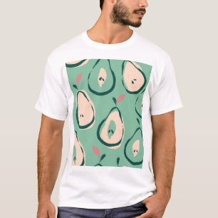 Camiseta Peras de verano: patrón de fruta fresca.