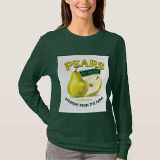 Camiseta Peras – Fruta Fresca Natural 100% de Granja Vintag