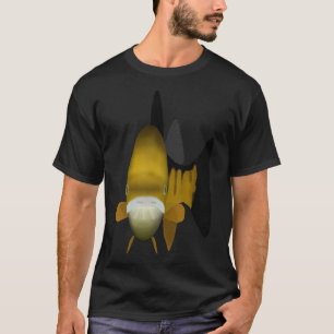 Camiseta Perca amarilla - Cabeza de pez