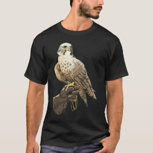 Camiseta Perca De Halcón En El Halcón De Los Guantes De Ent