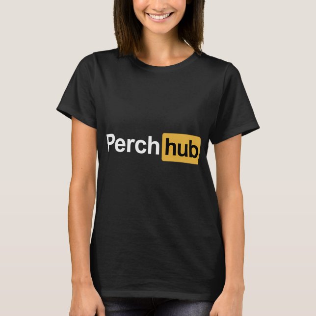 Camiseta Perca hub - estilo de pesca (Anverso)