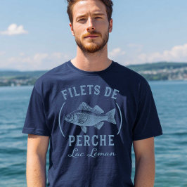 Camiseta Perch Fillets Filets de Perch Lake Geneva