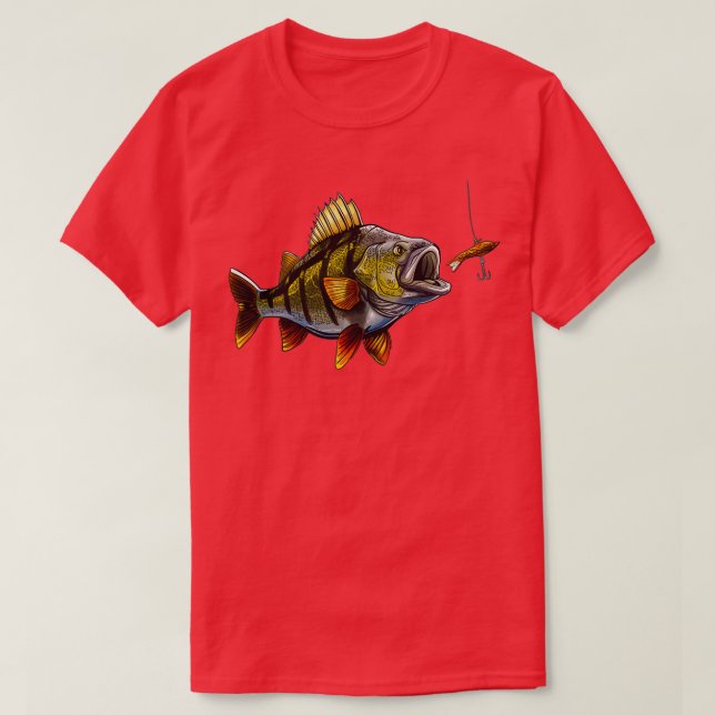 Camiseta Percha de pesca (Diseño del anverso)
