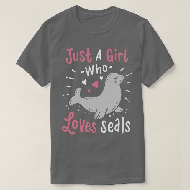 Camiseta Percha de sellado de focas (Diseño del anverso)