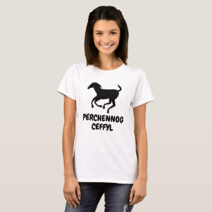 Camiseta Perchennog ceff   Caballo galés
