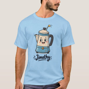 Camiseta Percolador Jimothy Corto y Extravagante Vibra Jugu