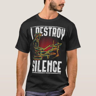 Camiseta Percusión Instrumento musical Bidones tambores