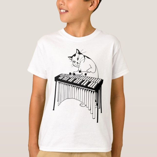 Camiseta Percusión musical de Xilófono musical (Anverso)