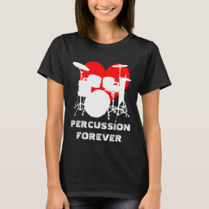 Camiseta Percusión para siempre personalizable divertido ne