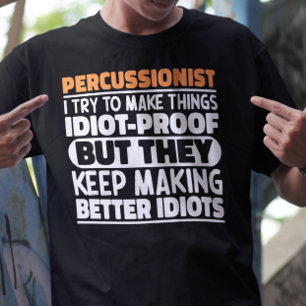 Camiseta Percusionista Intento Hacer Las Cosas Divertidas