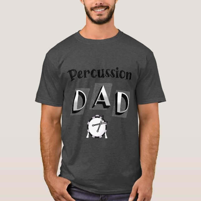 Camiseta Percussion Drum Dad (Anverso)