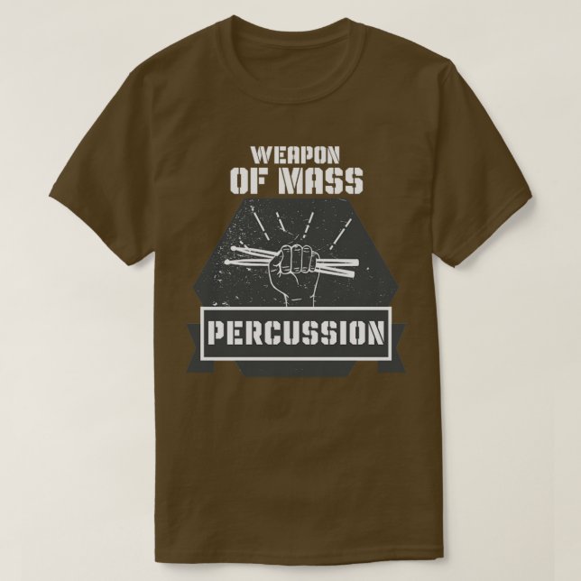 Camiseta Percussion Drummer (Diseño del anverso)