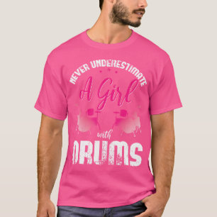 Camiseta Percussion Drummer Chicas Gift Instrumento musical